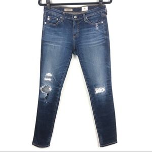 Adriano Goldschmied distressed skinny jeans E23